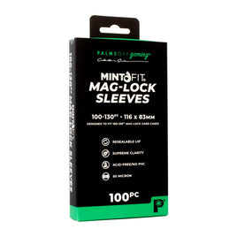 Palms Off Gaming - Mint Fit Mag-Lock Sleeves 100-130pt (100ct)