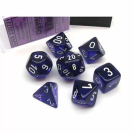 Chessex - RPG Set - Translucent Purple/White (7 Dice)