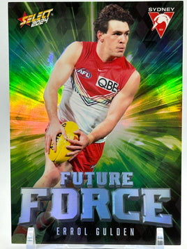 2024 AFL Footy Stars - Future Force - Green - Errol Gulden 054/195