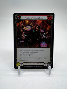 Flesh & Blood - Crucible of War Unlimited Edition - Coax a Commotion CRU180 M Foil