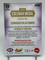 
              2023 AFL Footy Stars - Coleman Predictor - Fremantle  161/260
            