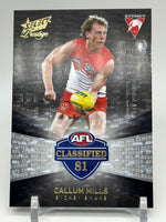 
              2022 AFL Prestige - Classified - Sydney - Callum Mills 03/60 *LOW*
            