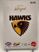 
              2022 AFL Footy Stars - Blank Canvas - Chad Wingard - 116/250
            
