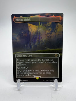Magic The Gathering - The Lord of the Rings: Tales of Middle-earth - Minas Tirith 0341 Foil Extended Art