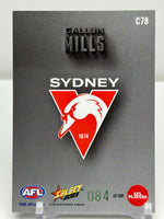 
              2023 AFL Footy Stars - Carbon - Sydney - Callum Mills 084/195
            