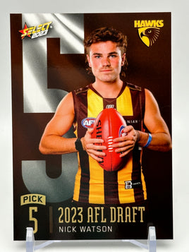 2023 AFL Select - Draft Pick 5 - Hawthorn - Nick Watson 147/357