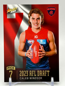 2023 AFL Select - Draft Pick 7 - Melbourne - Caleb Windsor 097/324