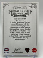 
              2019 AFL Supremacy - Premiership Brownlow - Double - Melbourne - Don Cordner 26/65
            