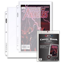 BCW - 7 1/4" x 11 3/16" Comic Book Pages (20ct)