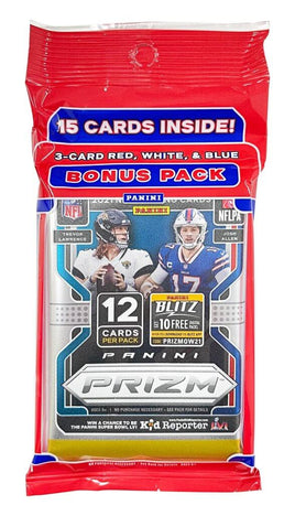 2021 Panini NFL - Prizm Fat Pack - 1x Sealed Packet