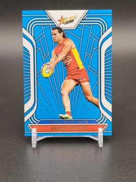 2022 AFL Footy Stars - Fractured - Arctic Blue - Gold Coast - Lachie Weller 057/190