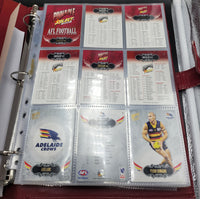 
              2009 AFL Pinnacle - Complete 195 Card Base Set in Album
            