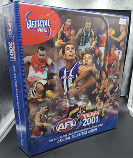 2001 AFL Teamcoach - Complete 100 Card Base Set in Album