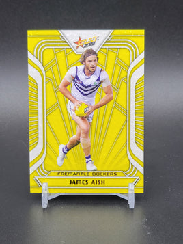 2022 AFL Footy Stars - Fractured - Acid Yellow - Fremantle - James Aish 106/145