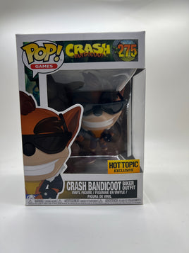 Funko Pop Vinyl - Crash Bandicoot - Crash Bandicoot Biker Outfit #275 (Hot Topic)