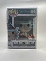 
              Funko Pop Vinyl - Rick and Morty - Rick With Funnel Hat #959
            