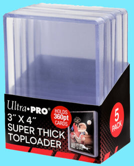 Ultra Pro - 3" x 4" 360pt Super Thick Toploader (5ct)